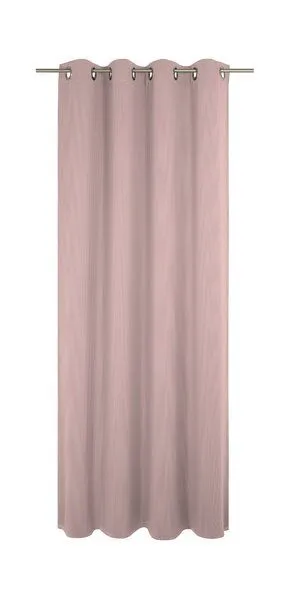 Nature by Adam Nature by Adam Vorhang aus 100% Bio-Baumwolle - Made in Germany - Uni Collection, Rosa, – Produktbild 3 von 7
