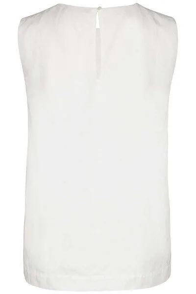 Wunderwerk Wunderwerk Damen Bluse aus Lyocell (TENCEL) & Leinen "Linen TENCEL blouse top", Off white (off white 102), – Produktbild 3 von 4