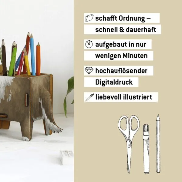 WERKHAUS WERKHAUS Stiftebox Vierbeiner - Hund – Produktbild 4 von 4