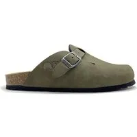thies Vegane thies ® Eco Bio Clogs aus rec. PET mit Kork-Tieffussbett, Khaki (olive), – Produktbild 1 von 1