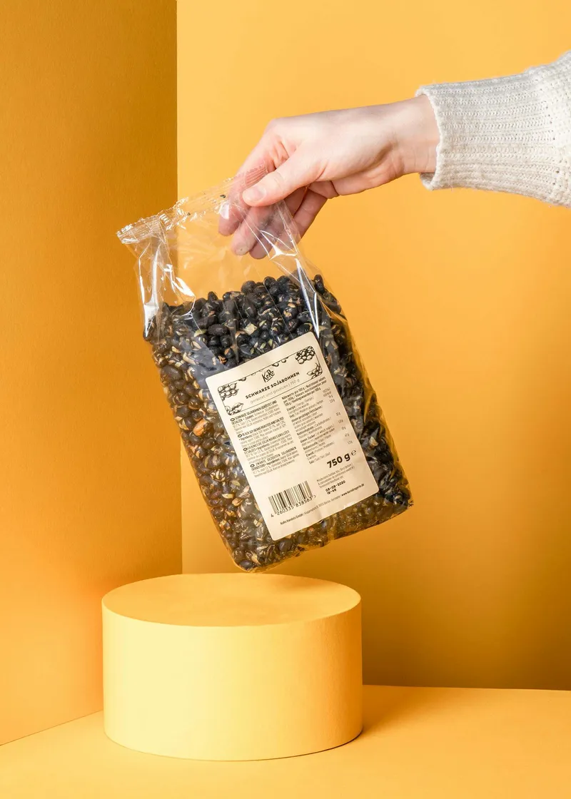 KoRo Geröstete und gesalzene schwarze Sojabohnen 750 g – Produktbild 5 von 5