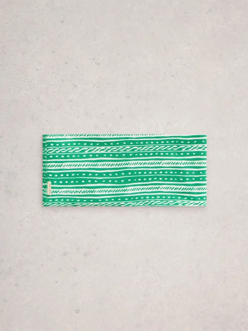 White Stuff Vielseitiger Loop-Schal aus Jersey - Einheitsgröße, Grün multi, – Produktbild 1 von 4