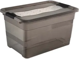Keeeper Keeeper Kristallbox "Cornelia" 59,5 x 39,5 x 34 cm, 52 l, crystal grey transparent – Produktbild 1 von 1