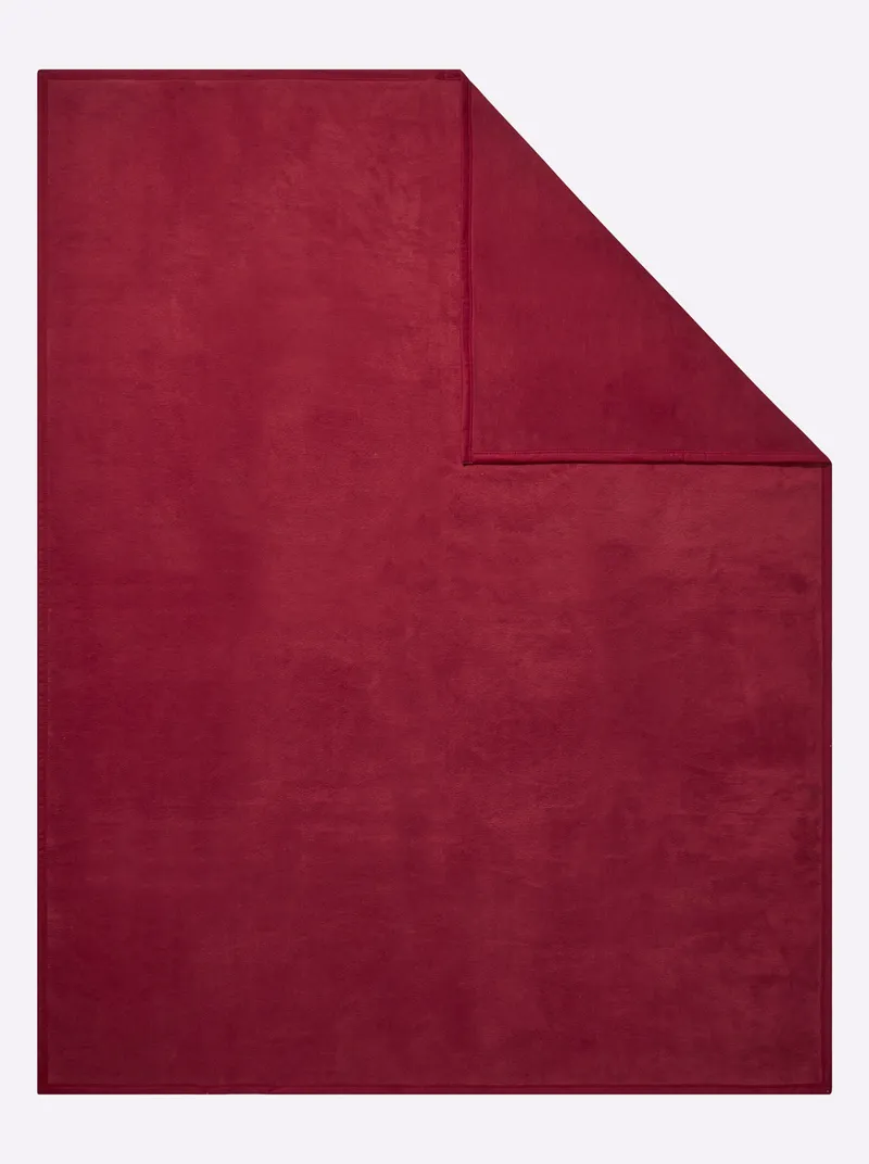 IBENA Wohndecke rot, Rot, – Produktbild 1 von 1
