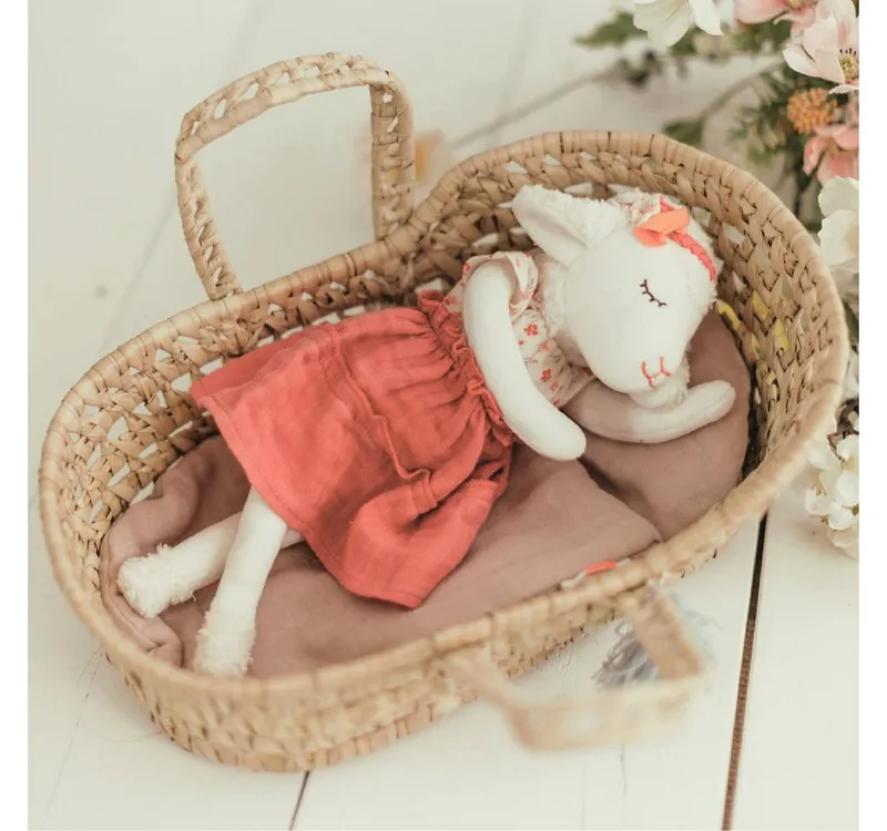 Kikadu Kikadu Kleiner Puppenkorb 110 x 90 cm, Natur, – Produktbild 5 von 6