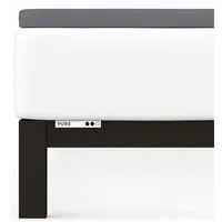 Schlafgut Schlafgut Topper Spannbettlaken Pure - 95% Biobaumwolle, 5% Elasthan - Matratzenhöhe bis 10cm, Gray mid, – Produktbild 1 von 1
