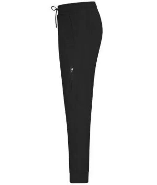 Daiber Daiber Herren Jogginghosen Seitentaschen mit Reißverschluss, Schwarz, – Produktbild 2 von 2
