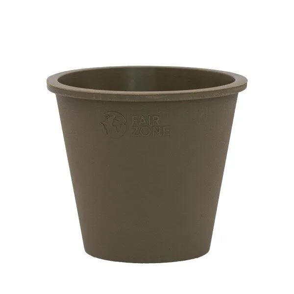 Fair Zone FAIR ZONE Pflanztopf Medium in verschiedenen Farben, Olive, – Produktbild 1 von 2