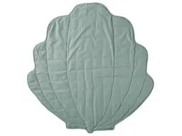 HANS NATUR Krabbeldecke Bio-Baumwolle Muschel dusty green Maße 90 x 90 cm – Produktbild 1 von 1