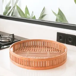 Soeji Soeji Serviertablett Ø 40 cm SENAYAN aus Bambus – Produktbild 1 von 1