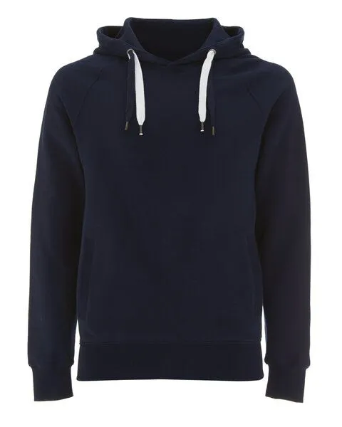 Earth Positive Earth Positive Unisex Pullover Hoody Raglan aus Bio-Baumwolle, Marine, – Produktbild 1 von 4