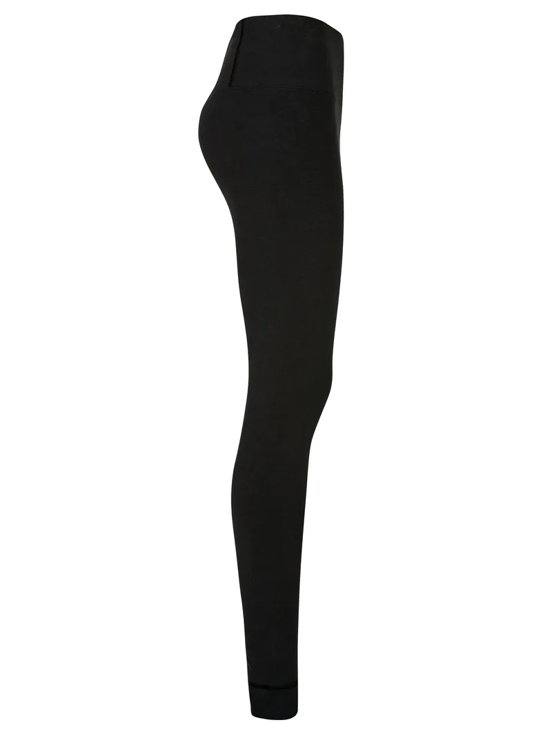 nice to meet me nice to meet me Damen vegan Essential Legging Schwarz, Schwarz, – Produktbild 1 von 2
