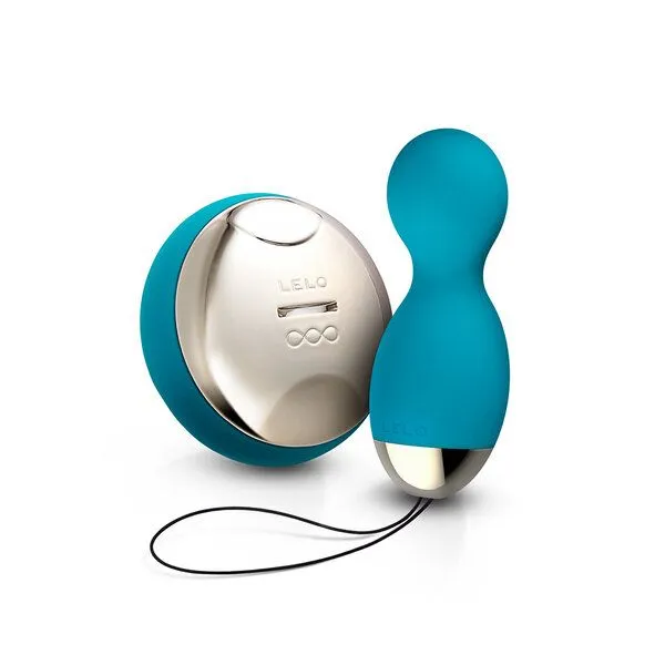 LELO Rotierende und vibrierende Kegel Bälle - LELO HULA Beads, Meerblau, – Produktbild 1 von 4