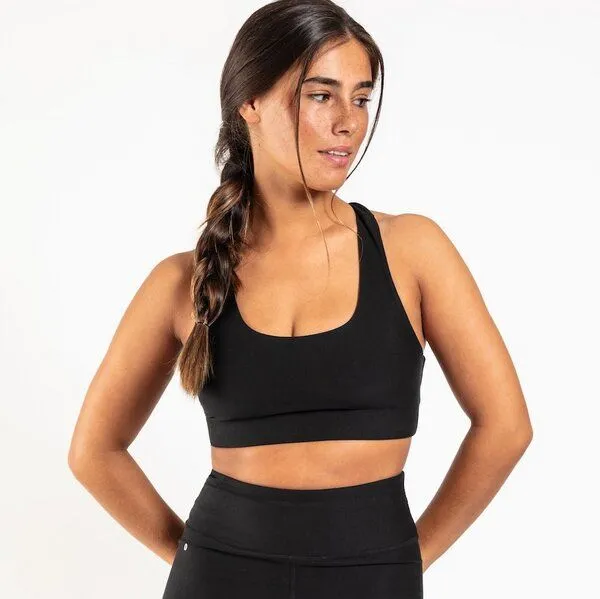 Orbasics Orbasics Organic Cotton Sports Bra I Move-All-Day Bra, Black, – Produktbild 2 von 4