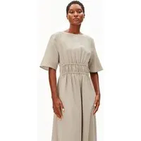 ARMEDANGELS ARMEDANGELS LINO BLEND Damen Maxi-Kleid aus Leinen-Mix, Sandstone, – Produktbild 1 von 1