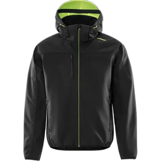 Fristads Kapuzenjacke Fristads 4655 GBF, Schwarz, – Produktbild 2 von 2