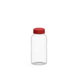elasto elasto Trinkflasche Carve Refresh, 500 ml, RENEW, transparent/standard-rot – Produktbild 1 von 1