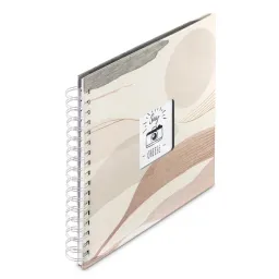 Hama Hama Spiral-Album "Watercolor", 28x24 cm, 50 weiße Seiten, Braun – Produktbild 1 von 1