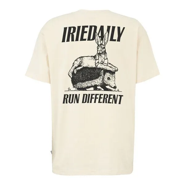 Iriedaily Iriedaily Run Different T-Shirt, Undyed (natur), – Produktbild 2 von 4