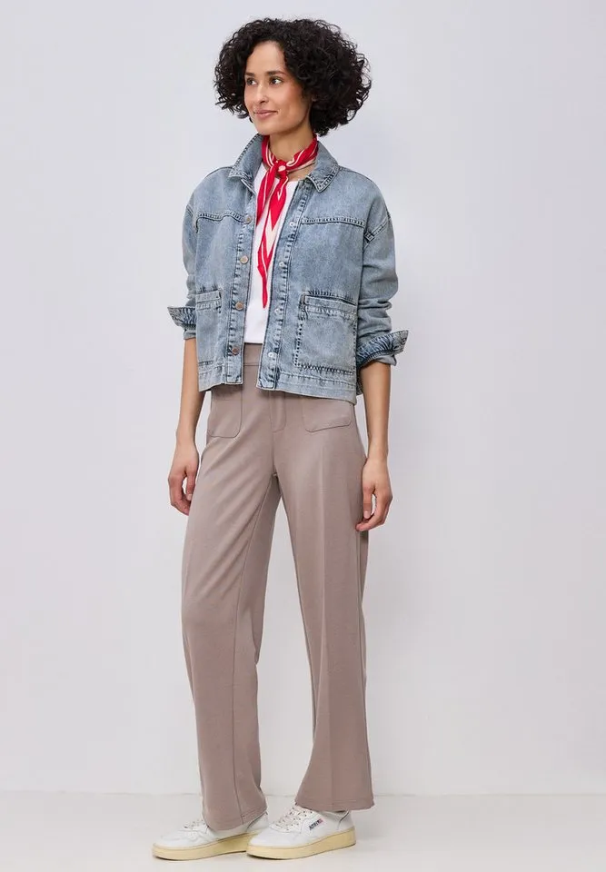 STREET ONE Jeansjacke in Denim-Optik, Blau, – Produktbild 4 von 5