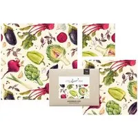 little bee fresh little bee fresh Bio-Bienenwachstuch "Starter-Set" - 3er, Gemüse, – Produktbild 1 von 1