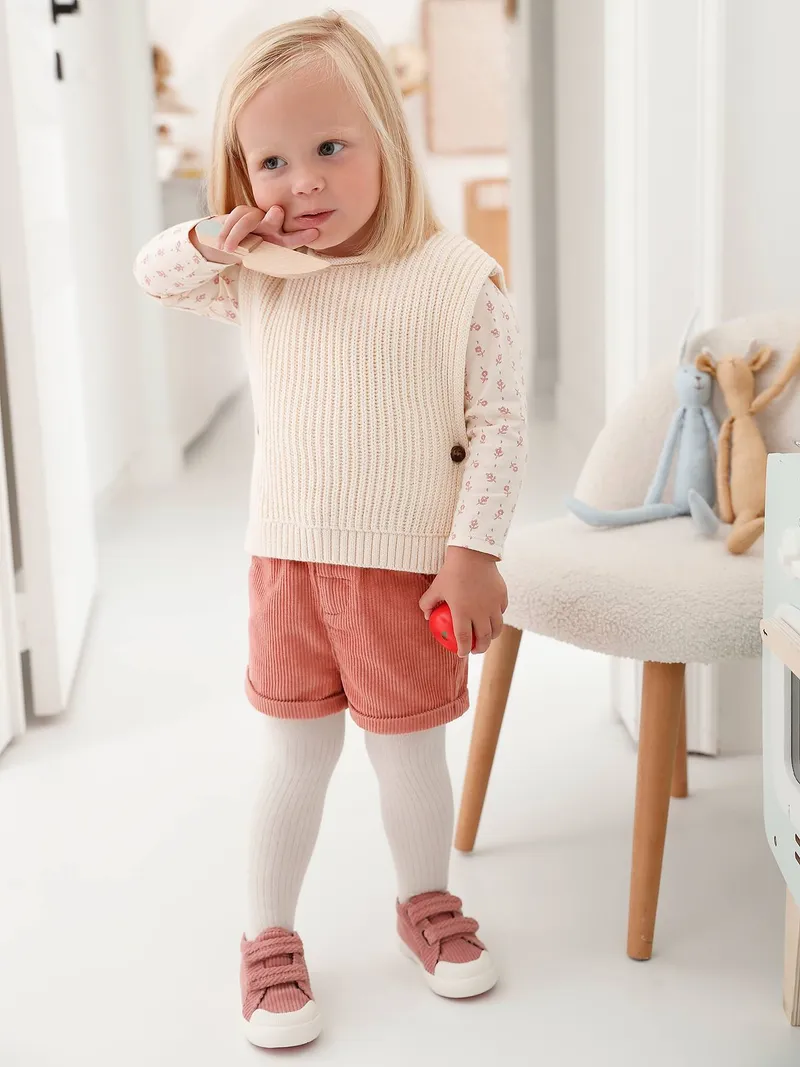 Vertbaudet Mädchen Baby-Set, Altrosa, – Produktbild 2 von 4
