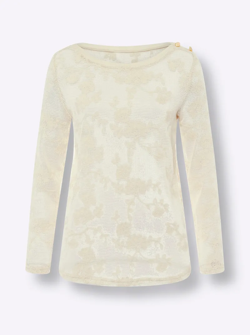 heine Longsleeve, Champagner, – Produktbild 2 von 2