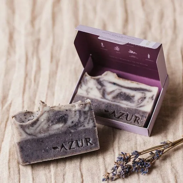 Azur Natural Bodycare Azur Natural Bodycare Lavender Fields Seife – Produktbild 3 von 4