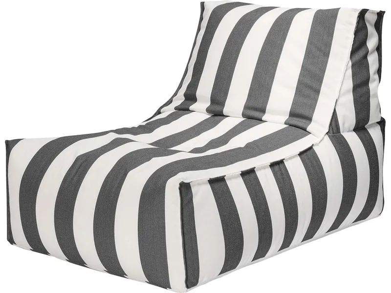 Sitzsack "Rock Santorin" outdoor, 65 x 100 x 65 cm, Anthrazit, – Produktbild 1 von 1