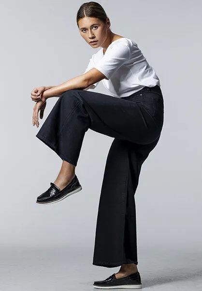 Lovjoi Lovjoi Wide Cropped BARLERIA overdyed black – Produktbild 3 von 4