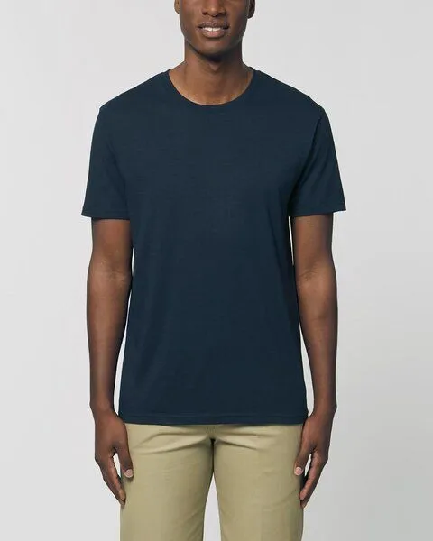 YTWOO YTWOO 3er Pack Basic Unisex T-Shirt aus Bio Baumwolle | viele Farbkombinationen | Fair Trade | Nachhaltig, Navyblau, – Produktbild 3 von 4