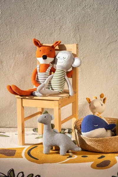 Tranquillo Tranquillo Kuscheltier GIRAFFE, Creme, – Produktbild 5 von 5