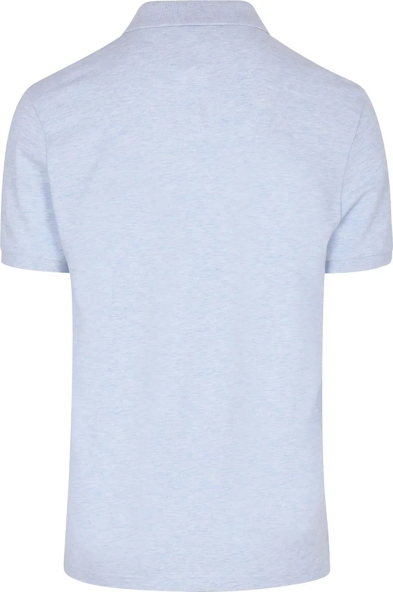 Profuomo Profuomo Piqué Poloshirt Melange Hellblau - Größe S, Hellblau, – Produktbild 1 von 4