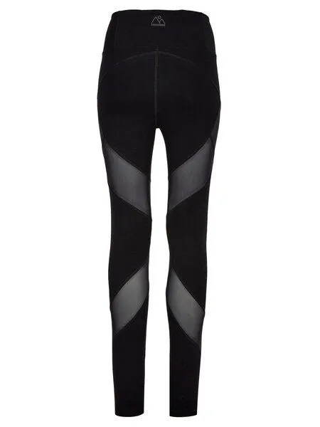 nice to meet me nice to meet me Energy Legging – Leggings mit Netzeinsätzen aus Bio-Baumwolle, Deep black, – Produktbild 4 von 4