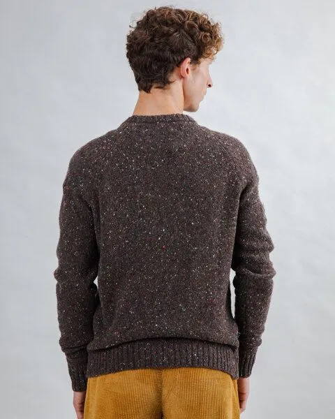 Brava Fabrics Brava Fabrics Strickpullover Raglan Wool Chocolate – Produktbild 2 von 4