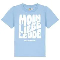watabout kids watabout.kids T-Shirt Kinder Moin liebe Leude, Blue soul, – Produktbild 1 von 1