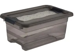 Keeeper keeeper Kristallbox "Cornelia" 29,5 x 19,5 x 12,5 cm, 4 l, crystal grey transparent – Produktbild 1 von 1