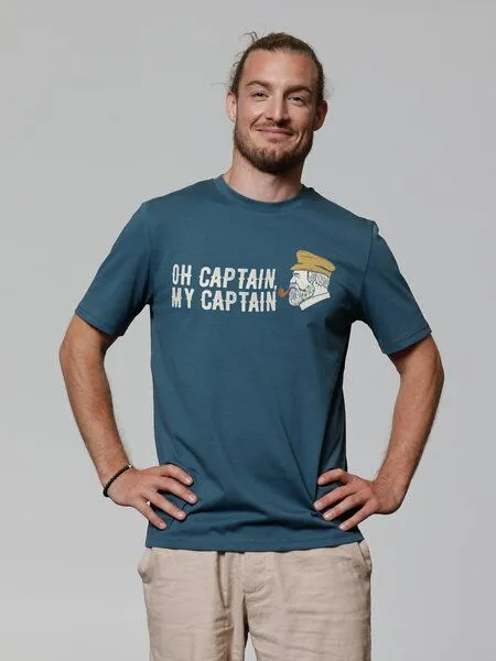 watapparel watapparel T-Shirt Unisex Oh captain my captain, Stargazer, – Produktbild 1 von 3