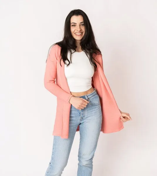 Gary Mash GARY MASH Cardigan Libby aus Feinstrick, Rosa, – Produktbild 2 von 4