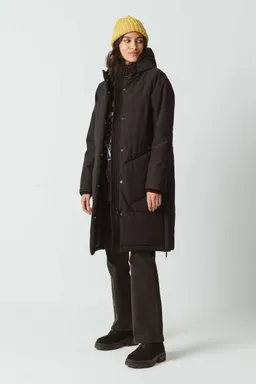 SKFK SKFK Damen vegan Mantel Alaitz Gesteppt Schwarz – Produktbild 1 von 1