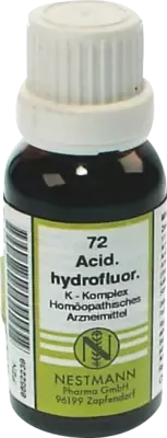 Nestmann Pharma ACIDUM HYDROFLUORICUM K Komplex Nr.72 Dilution 20 ml Dilution – Produktbild 1 von 1