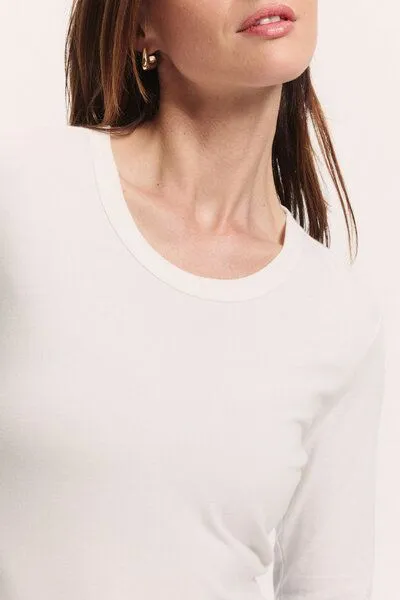 Tranquillo Tranquillo Jerseyshirt Tildaa aus Bio-Baumwolle, White, – Produktbild 5 von 6