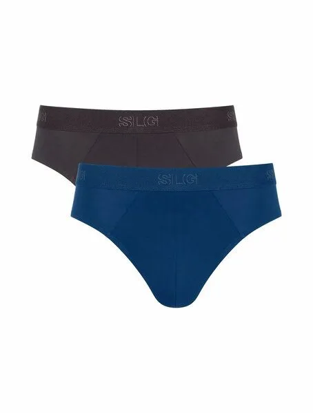 Sloggi Sloggi 2x Herren Midi Slip SLG BASE, Black combination, – Produktbild 2 von 4
