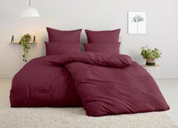 OTTO home Bettwäsche Desner 100% Microfaser, extra weich, allergikerfreundlich, Microfaser, 3 teilig, Premium Qualität, uni, schnell trocknend, pflegeleicht, ab 135x200 cm – Produktbild 1 von 1