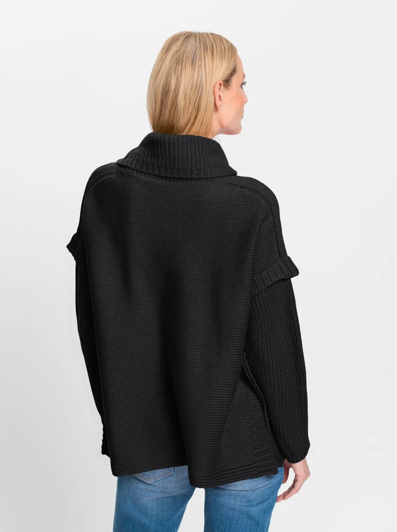 heine heine Rollkragenpullover schwarz, Schwarz, – Produktbild 1 von 2