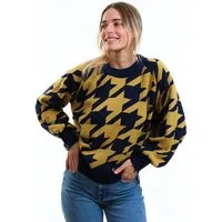 Gary Mash GARY MASH Strickpullover Hilda aus Biobaumwolle, Hahnentritt (mehrfarbig), – Produktbild 1 von 1