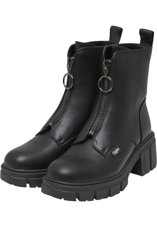 Buffalo Buffalo ZORA FRONT ZIP - VEGAN NAPPA Stiefel, Schwarz, – Produktbild 1 von 5