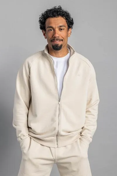 DIRTS dirts Full Zip Sweatjacket, Oat milk, – Produktbild 3 von 4