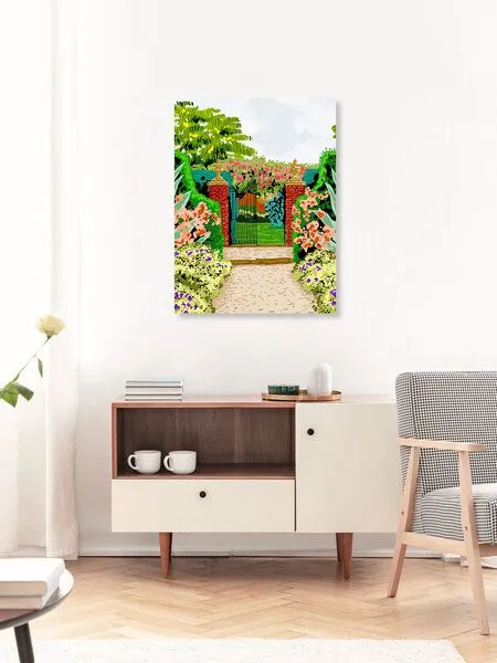 Photocircle Photocircle Poster / Leinwandbild - Gated Garden – Produktbild 3 von 4