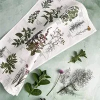 Koustrup Koustrup & Co Gartenmotiv-Geschirrtücher aus 100% Bio-Baumwolle, 48 x 70 cm, Herbs, – Produktbild 1 von 1